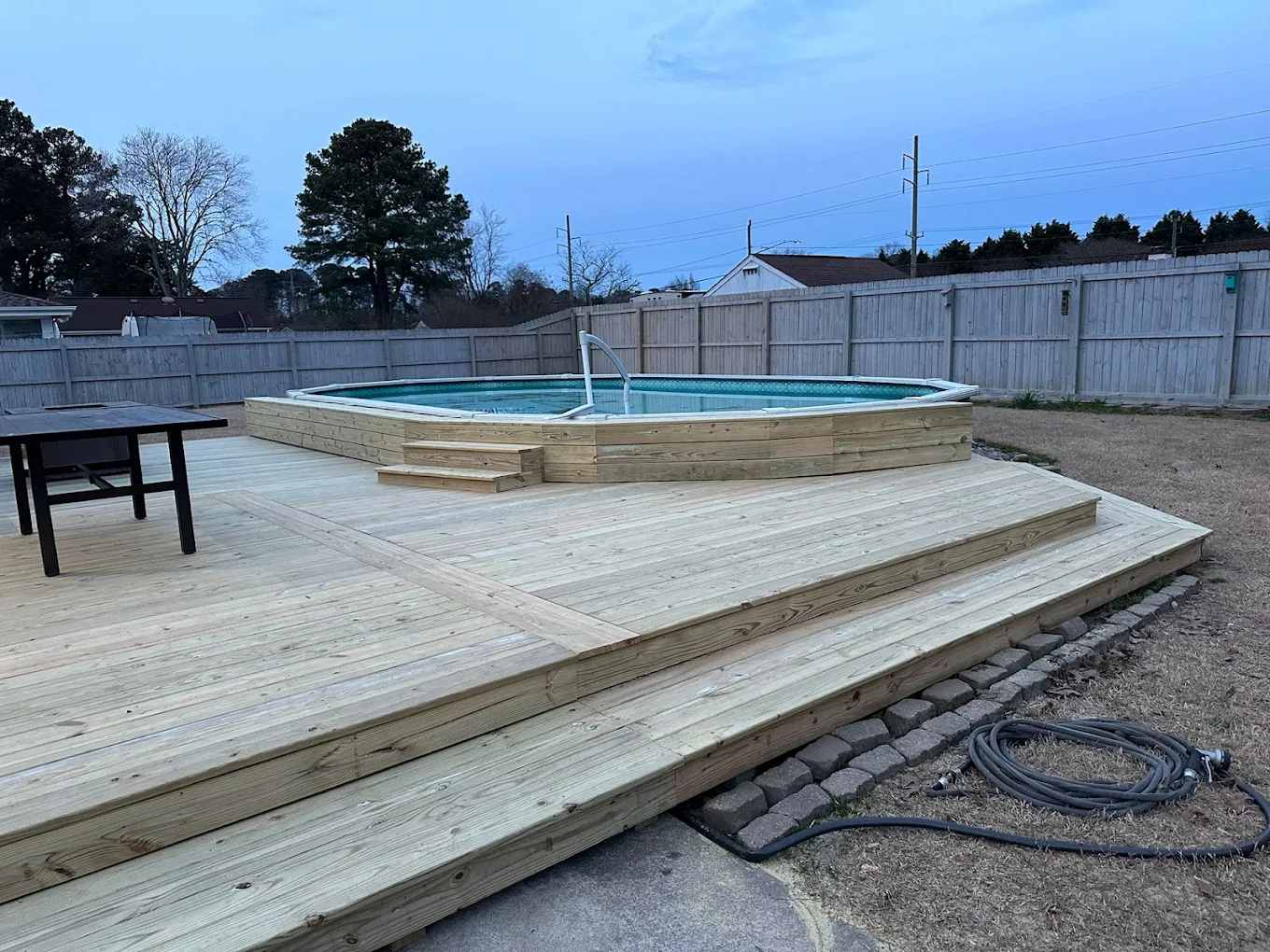 project for fence & deck services in Hampton roads